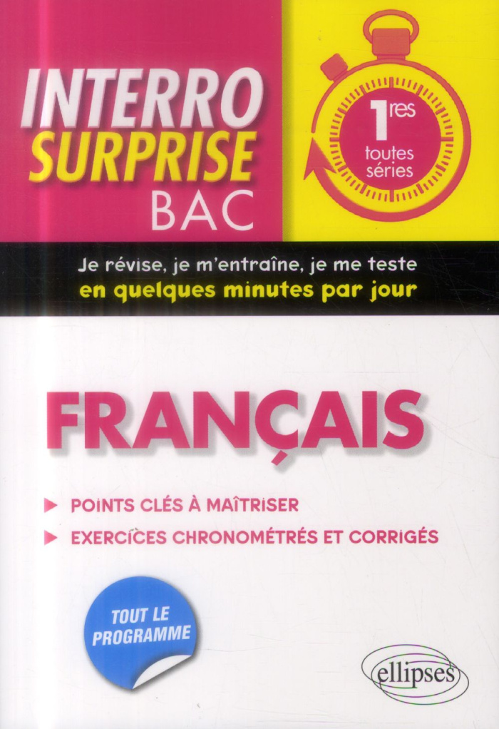 Français 1es toutes séries