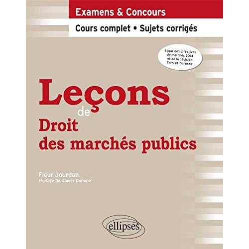 Leçons de droit des marchés publics