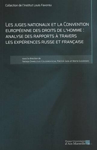 Les juges nationaux et la Convention européenne des droits de l'homme : analyse des rapports à trave