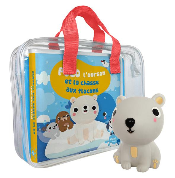 Polo l'ourson et la chasse aux flocons. Avec 1 figurine en plastique
