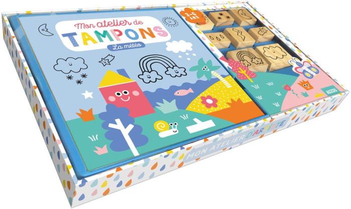 Coffret Mon atelier de tampons. La méteo