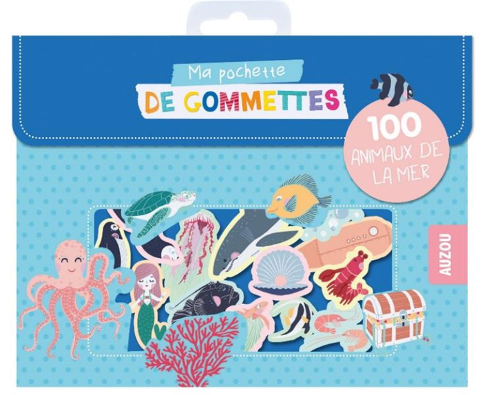 Ma pochette de gommettes. 100 animaux de la mer