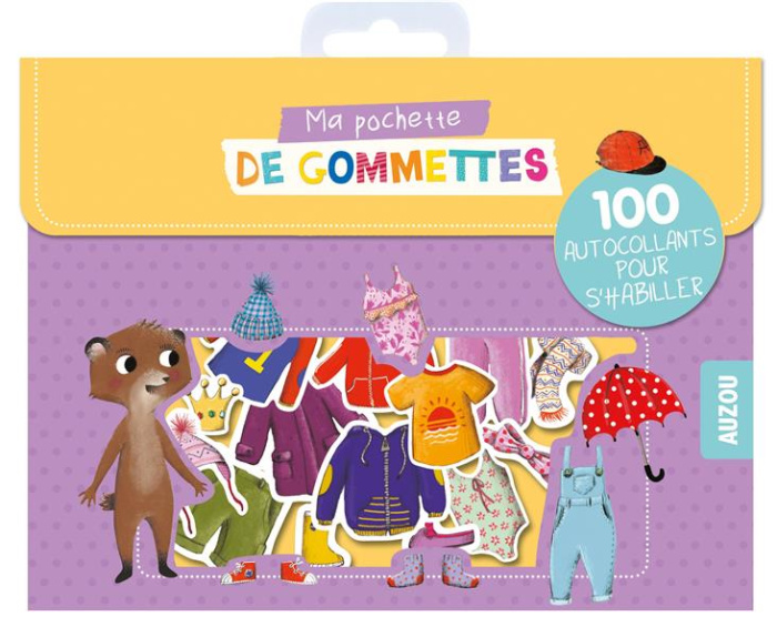 Ma pochette de gommettes. 100 autocollants pour s'habiller