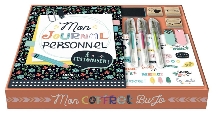 Mon journal personnel. Réalise ton propre bullet carnet ! Avec 3 tampons, 1 encrier, des notes repos