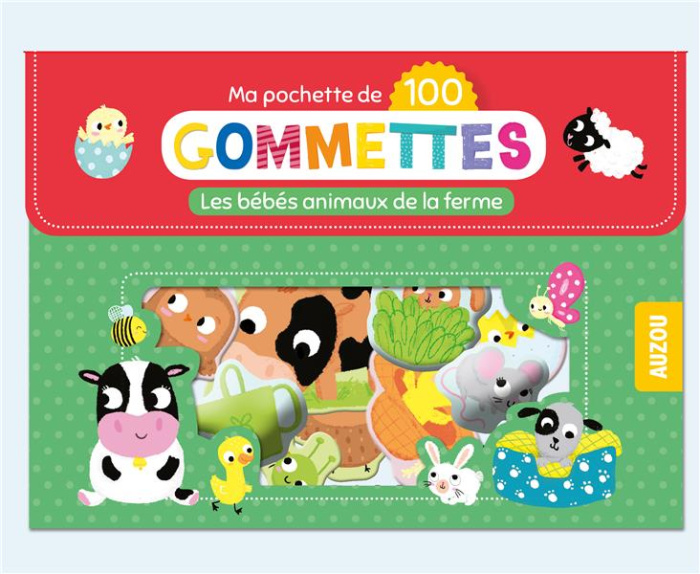Ma pochette de 100 gommettes. Les bébés animaux