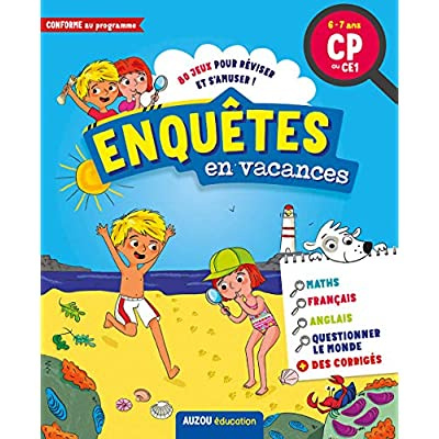 Enquêtes en vacances Du CP au CE1