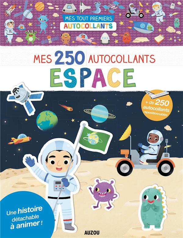 Mes 250 autocollants espace.   de 250 autocollants repositionnables