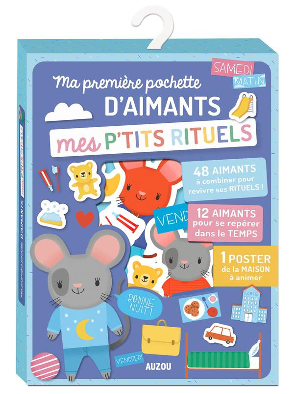 Ma première pochette d'aimants Mes p'tits rituels. 48 aimants à combiner pour revivre ses rituels !