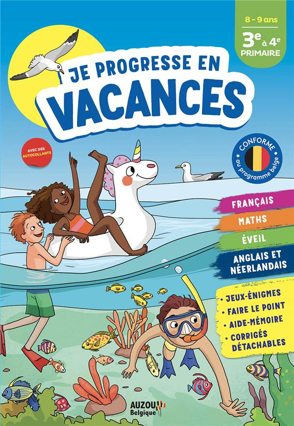 Je progesse en vacances 3e à 4e primaire