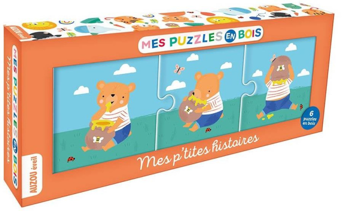 Mes puzzles en bois - Mes p'tites histoires