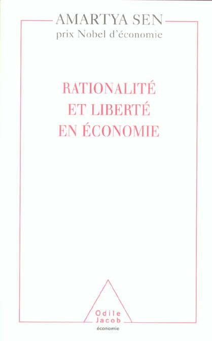 Rationalité et liberté en économie
