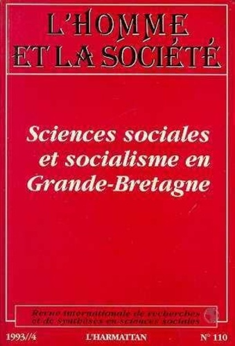 SCIENCES SOCIALES ET SOCIA-LISME EN GRANDE-BRETAGNE