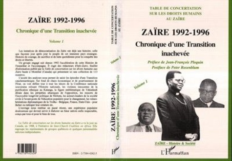 ZAIRE 1992-1996 TRANSITION INACHEVEE