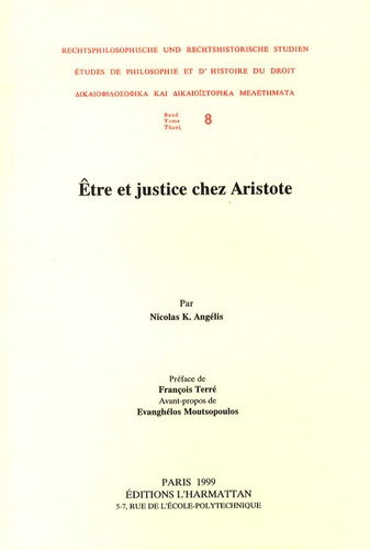 ETRE ET JUSTICE CHEZ ARISTOTE