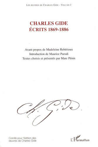 Ecrits 1869-1886