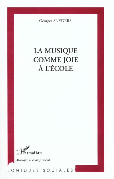 La musique comme joie à l'école