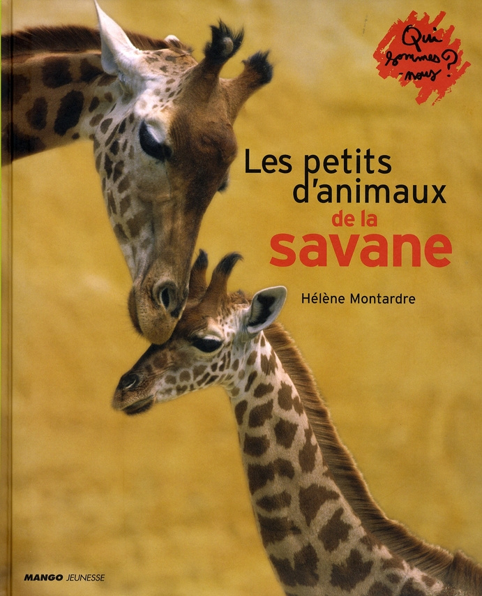Les petits d'animaux de la savane