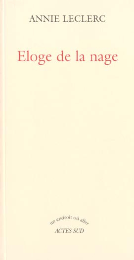 Eloge de la nage