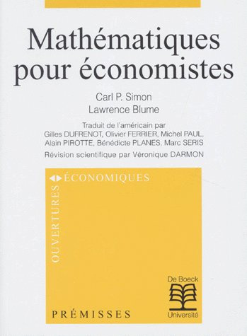 Mathématiques pour économistes