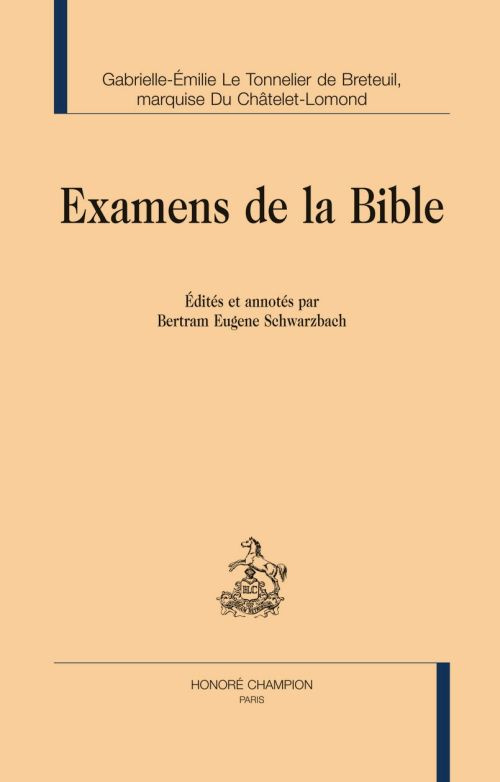 EXAMENS DE LA BIBLE