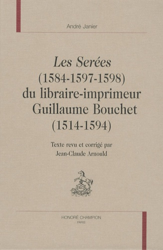 LES SEREES 1584 1597 1598 DU LIBRAIRE IMPRIMEUR POITEVIN