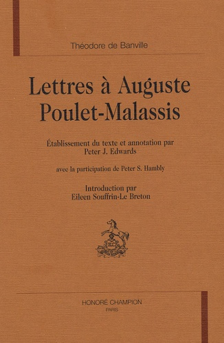 LETTRES A AUGUSTE POULET-MALASSIS.