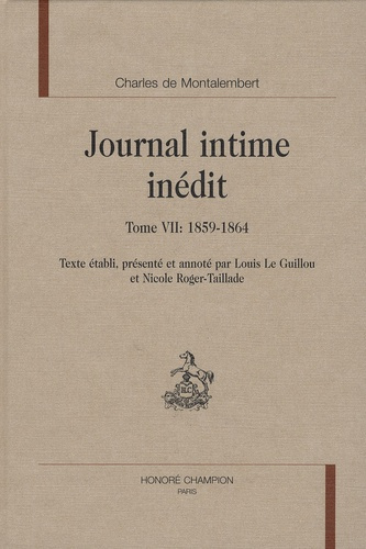 JOURNAL INTIME INEDIT. T7 1859-1864