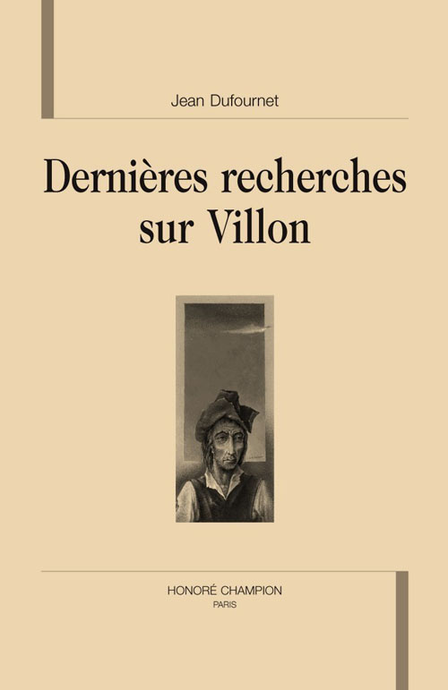 DERNIERES RECHERCHES SUR VILLON