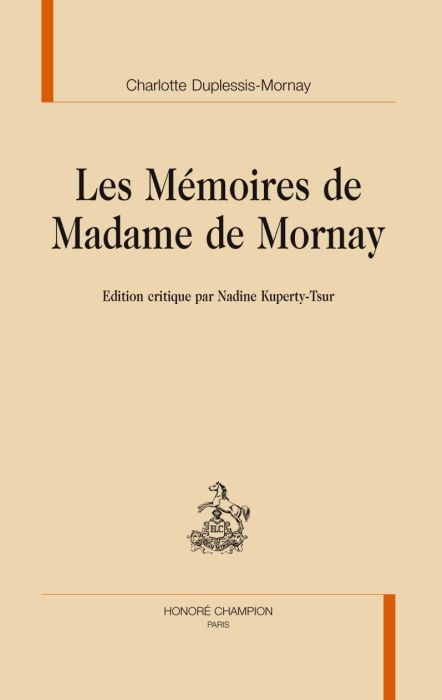 LES MEMOIRES DE MADAME DE MORNAY