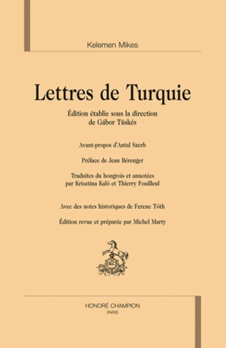 LES LETTRES DE TURQUIE