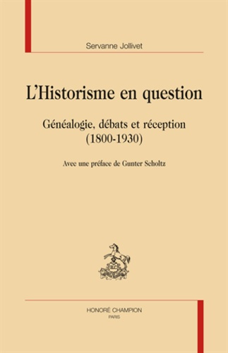 L'HISTORISME EN QUESTION.