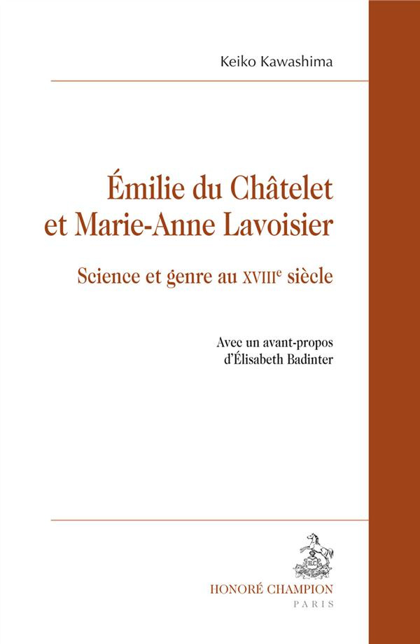 EMILIE DU CHATELET ET MARIE-ANNE LAVOISIER.