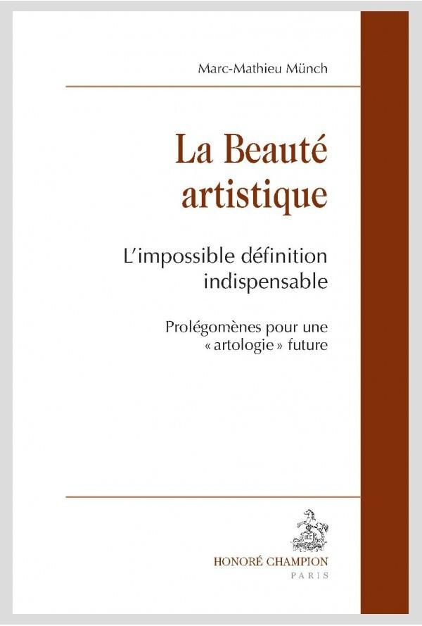 LA BEAUTE ARTISTIQUE