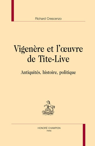 VIGENERE ET L'OEUVRE DE TITE-LIVE