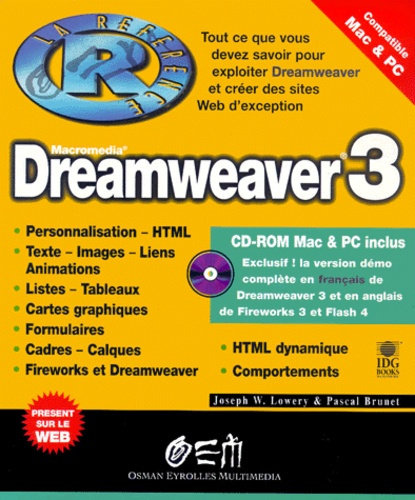 Dreamweaver 3. Avec CD-Rom