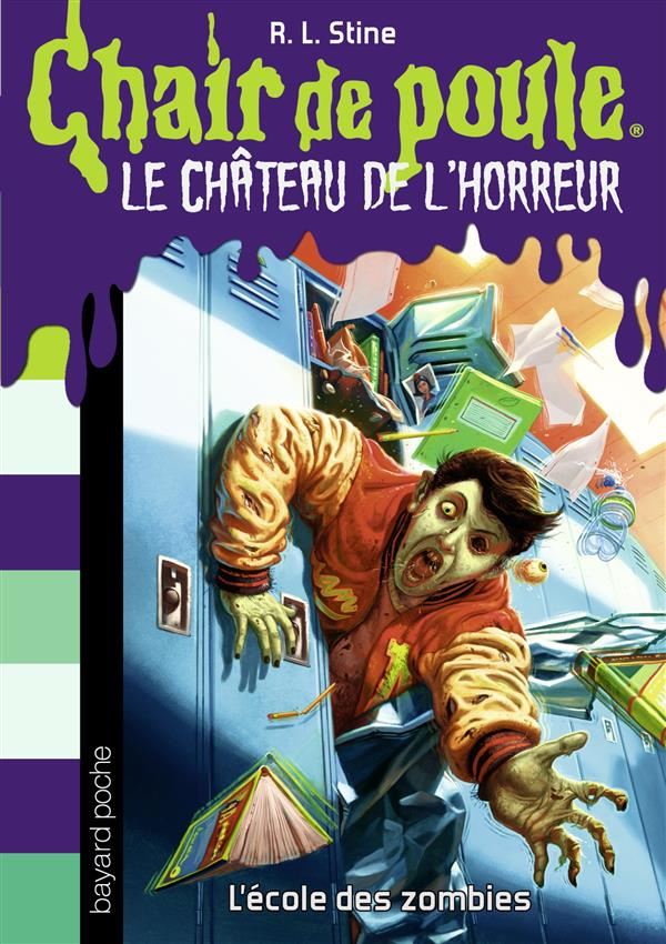 Chair de poule - Le château de l'horreur Tome 4 : L'école des zombies