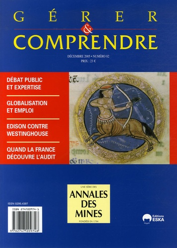 Gérer et comprendre N° 82, Décembre 2005