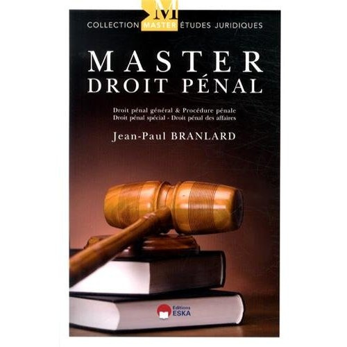 Master droit pénal. Théorie & pratique