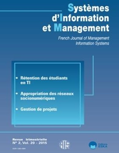 Systèmes d'Information et Management Volume 20 N° 2/2015