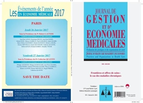 Journal de gestion et d'economie medicales n°4 vol 34-2016. 4 FONTIÈRES ET OFFRES DE SOINS-LE CAS DE