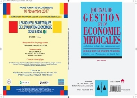 Journal de gestion et d'économie médicales N° 2-3/vol35/2017
