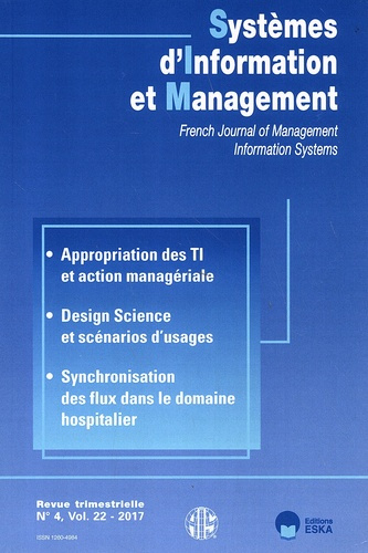 Systèmes d'Information et Management Volume 22 N° 4/2017