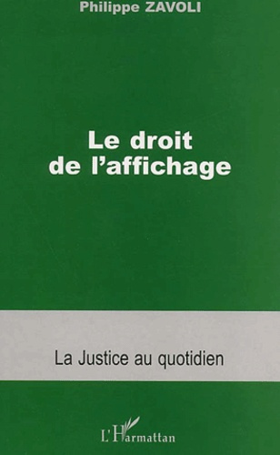 Le droit de l'affichage