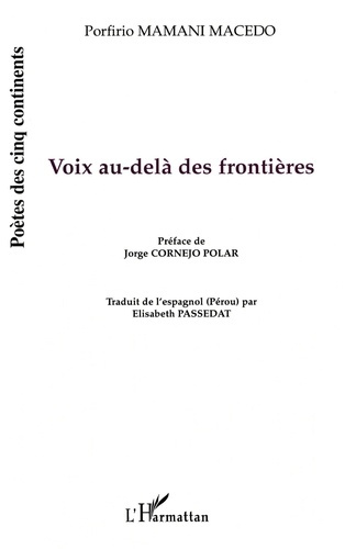 Voix au-delà des frontières. Edition bilingue français-espagnol