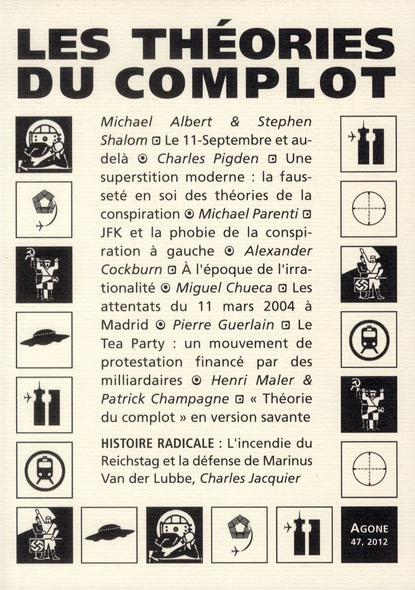 Agone N° 47, 2012 : Les théories du complot