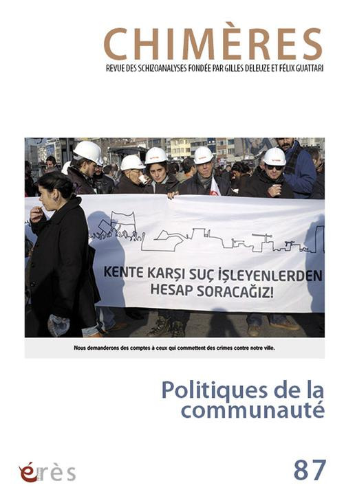 Chimères N° 87 : Politiques de la communauté