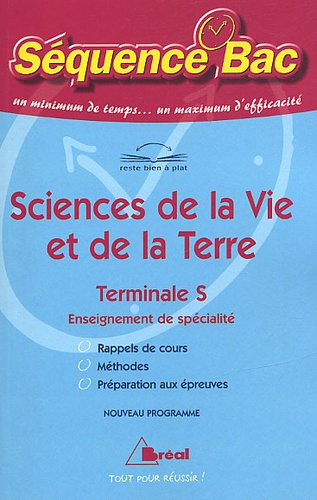 Sciences de la Vie et de la Terre Terminale S Enseignement de spécialité