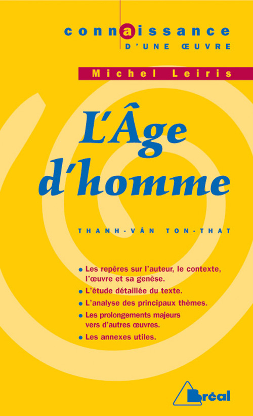 L'Age d'homme. Michel Leiris