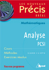 Analyse PCSI. Cours Méthodes Exercices résolus