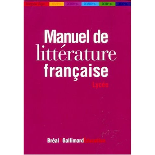 Manuel de littérature française